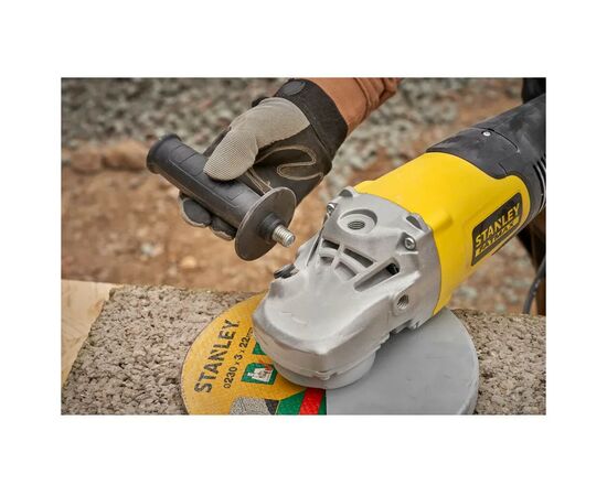Шліфувальна машина Stanley FatMax, 2000W, 6500 об/хв, d=230 мм, 5.2 кг (FMEG232), зображення 4