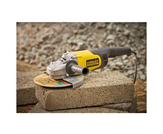 Шліфувальна машина Stanley FatMax, 2000W, 6500 об/хв, d=230 мм, 5.2 кг (FMEG232), зображення 7