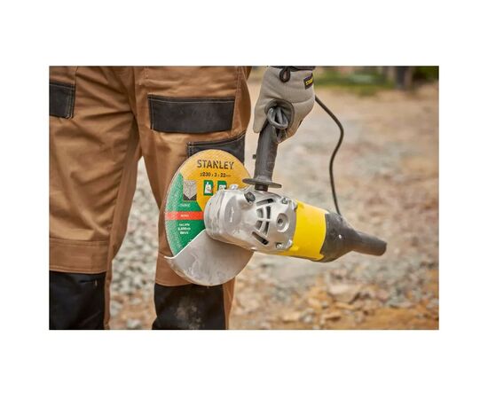 Шліфувальна машина Stanley FatMax, 2000W, 6500 об/хв, d=230 мм, 5.2 кг (FMEG232), зображення 9