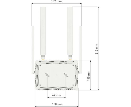 Маршрутизатор Keenetic RUNNER 4G (KN-2210-01EN), изображение 8 Маршрутизатор Keenetic RUNNER 4G (KN-2210-01EN), изображение 8