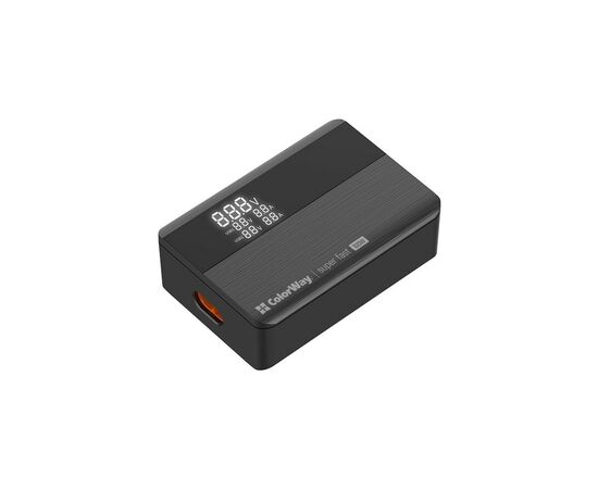 Зарядное устройство ColorWay Power Delivery GaN (2USB-A + 2USB TYPE-C) (100W) black (CW-CHS041PD-BK), изображение 8 Зарядное устройство ColorWay Power Delivery GaN (2USB-A + 2USB TYPE-C) (100W) black (CW-CHS041PD-BK), изображение 8