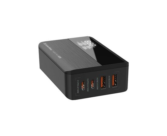 Зарядний пристрій ColorWay Power Delivery GaN (2USB-A + 2USB TYPE-C) (100W) black (CW-CHS041PD-BK)