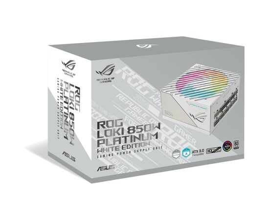 Блок питания ASUS 850W ROG LOKI 850P SFX-L GAMING 850W Platinum White Edition (90YE00N2-B0NA00), изображение 12 Блок питания ASUS 850W ROG LOKI 850P SFX-L GAMING 850W Platinum White Edition (90YE00N2-B0NA00), изображение 12