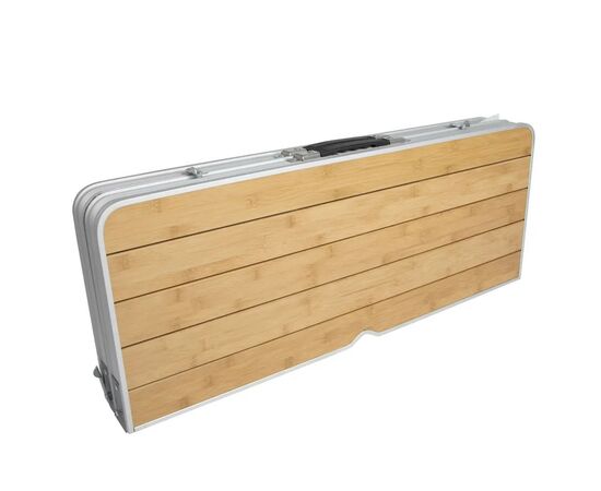 Туристический стол Bo-Camp Bamboo Brown/Silver (1404800), изображение 2 Туристический стол Bo-Camp Bamboo Brown/Silver (1404800), изображение 2
