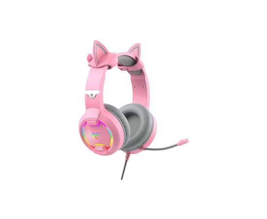 Наушники Havit HV-H2233d Cat Pink (HV-H2233d), изображение 3 Наушники Havit HV-H2233d Cat Pink (HV-H2233d), изображение 3