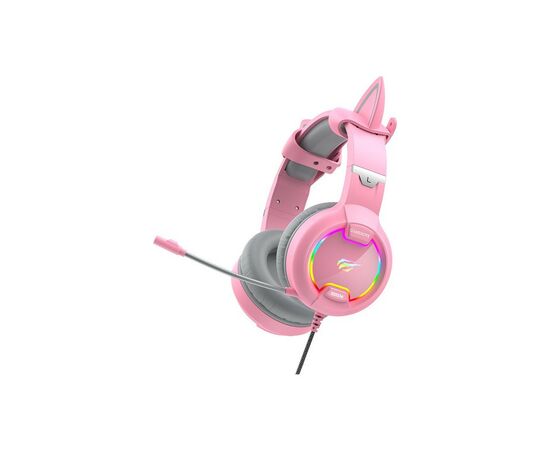 Наушники Havit HV-H2233d Cat Pink (HV-H2233d), изображение 5 Наушники Havit HV-H2233d Cat Pink (HV-H2233d), изображение 5