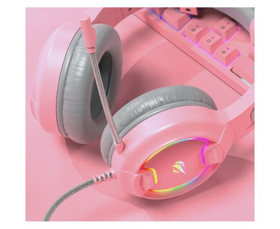 Наушники Havit HV-H2233d Cat Pink (HV-H2233d), изображение 7 Наушники Havit HV-H2233d Cat Pink (HV-H2233d), изображение 7