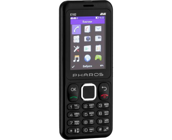 Мобильный телефон 2E E182 Black (688130245234), зображення 8