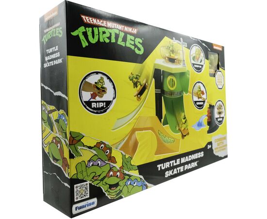 Игровой набор Funrise TMNT Черепашки-ниндзя классические Чумовой скейт-парк (71044), изображение 2 Игровой набор Funrise TMNT Черепашки-ниндзя классические Чумовой скейт-парк (71044), изображение 2