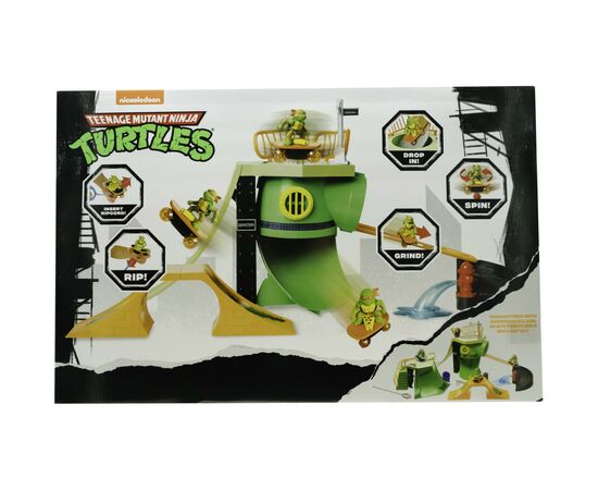 Игровой набор Funrise TMNT Черепашки-ниндзя классические Чумовой скейт-парк (71044), изображение 4 Игровой набор Funrise TMNT Черепашки-ниндзя классические Чумовой скейт-парк (71044), изображение 4
