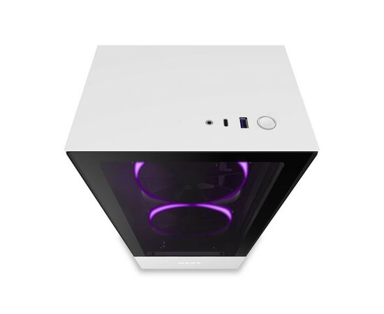 Корпус NZXT H510 Matte White (CA-H510E-W1), изображение 12 Корпус NZXT H510 Matte White (CA-H510E-W1), изображение 12