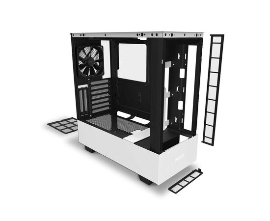 Корпус NZXT H510 Matte White (CA-H510E-W1), изображение 9 Корпус NZXT H510 Matte White (CA-H510E-W1), изображение 9