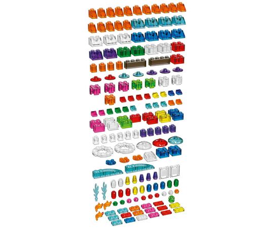 Конструктор LEGO Classic Прозорі кубики для творчості (11013), зображення 4 Конструктор LEGO Classic Прозорі кубики для творчості (11013), зображення 4