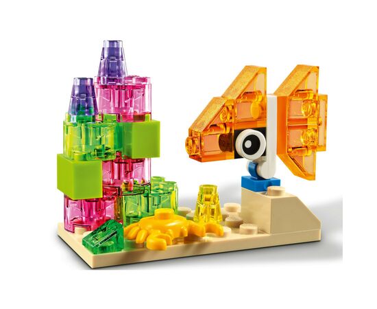Конструктор LEGO Classic Прозорі кубики для творчості (11013), зображення 8 Конструктор LEGO Classic Прозорі кубики для творчості (11013), зображення 8