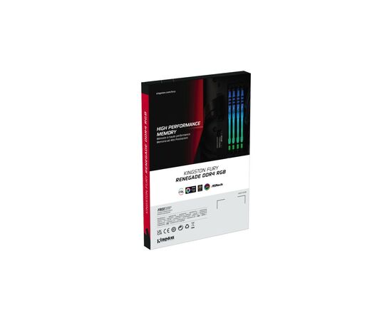 Модуль памяти для компьютера DDR4 16GB 3600 MHz Fury Renegade RGB Kingston Fury (ex.HyperX) (KF436C16RB1A/16), изображение 11 Модуль памяти для компьютера DDR4 16GB 3600 MHz Fury Renegade RGB Kingston Fury (ex.HyperX) (KF436C16RB1A/16), изображение 11