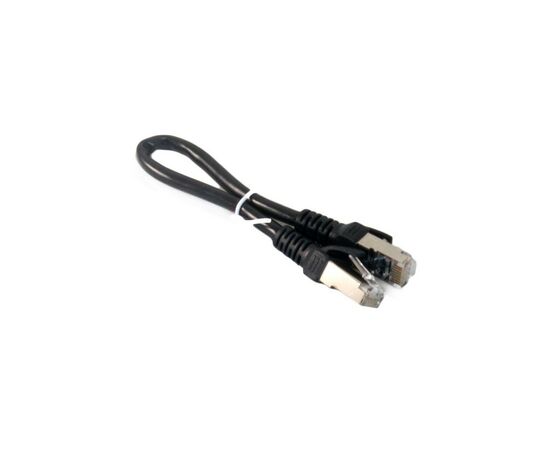 Патч-корд 0.25м, Cat. 6, FTP, CCA, black Extradigital (KBP1861)