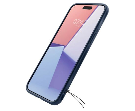 Чехол для мобильного телефона Spigen Apple iPhone 15 Pro Liquid Air Navy Blue (ACS06705), изображение 9 Чехол для мобильного телефона Spigen Apple iPhone 15 Pro Liquid Air Navy Blue (ACS06705), изображение 9