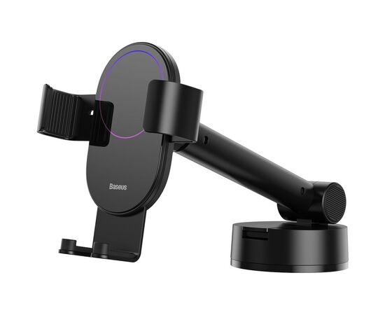 Універсальний автотримач Baseus 4.7-6.5" Gravity Simplism (на присоску) black (SUYL-JY01)