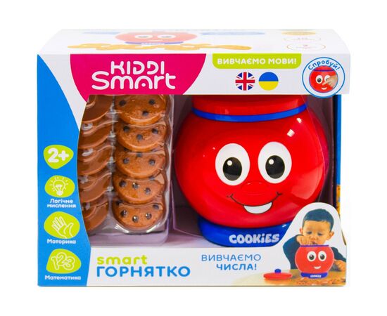 Развивающая игрушка Kiddi Smart Интерактивная обучающая игрушка Smart-Горшочек украинский и английский язык (524800), изображение 8 Развивающая игрушка Kiddi Smart Интерактивная обучающая игрушка Smart-Горшочек украинский и английский язык (524800), изображение 8