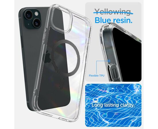 Чехол для мобильного телефона Spigen Apple iPhone 15 Plus Ultra Hybrid MagFit Carbon Fiber (ACS06663), изображение 5 Чехол для мобильного телефона Spigen Apple iPhone 15 Plus Ultra Hybrid MagFit Carbon Fiber (ACS06663), изображение 5