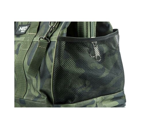Сумка для инструмента Neo Tools Camo, 40x22x33см, нейлон 600D, усиленная, камуфляж (84-322), изображение 8 Сумка для инструмента Neo Tools Camo, 40x22x33см, нейлон 600D, усиленная, камуфляж (84-322), изображение 8