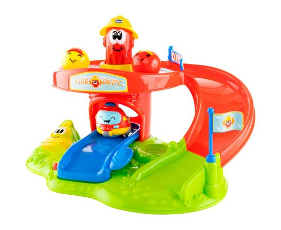 Развивающая игрушка Chicco Пожарная станция Turbo Ball (10758.00), изображение 2