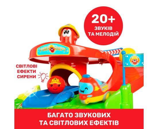 Развивающая игрушка Chicco Пожарная станция Turbo Ball (10758.00), изображение 4