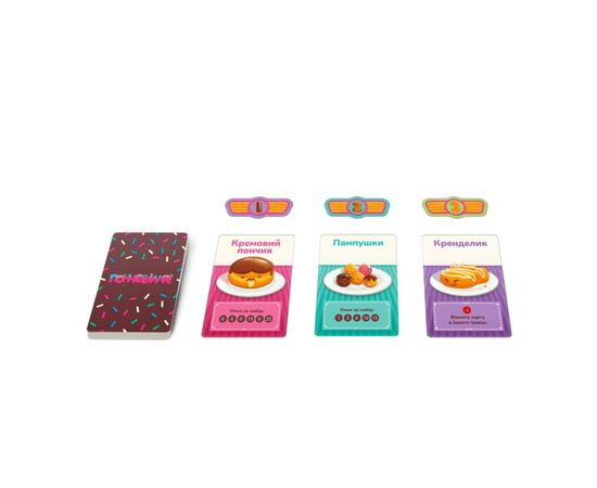 Настольная игра Feelindigo Пончевилля (Go Nuts for Donuts) (FI21038), изображение 4 Настольная игра Feelindigo Пончевилля (Go Nuts for Donuts) (FI21038), изображение 4