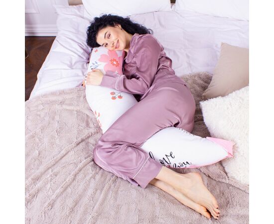 Подушка MirSon для беременных и кормления №8311 Print Line 20-0003 Abelie Бязь 30х170х20 см (2200006200369), изображение 5 Подушка MirSon для беременных и кормления №8311 Print Line 20-0003 Abelie Бязь 30х170х20 см (2200006200369), изображение 5