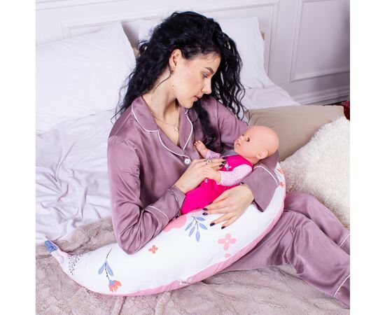 Подушка MirSon для беременных и кормления №8311 Print Line 20-0003 Abelie Бязь 30х170х20 см (2200006200369), изображение 7 Подушка MirSon для беременных и кормления №8311 Print Line 20-0003 Abelie Бязь 30х170х20 см (2200006200369), изображение 7