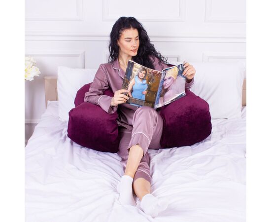 Подушка MirSon Подушка для беременных и отдыха U-образная 8021 Velvet Line " (2200006178538), изображение 5 Подушка MirSon Подушка для беременных и отдыха U-образная 8021 Velvet Line " (2200006178538), изображение 5