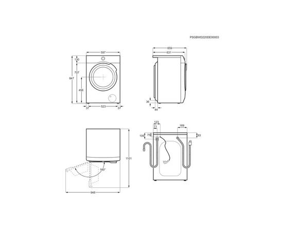 Стиральная машина Electrolux EW7F249PSU, изображение 11