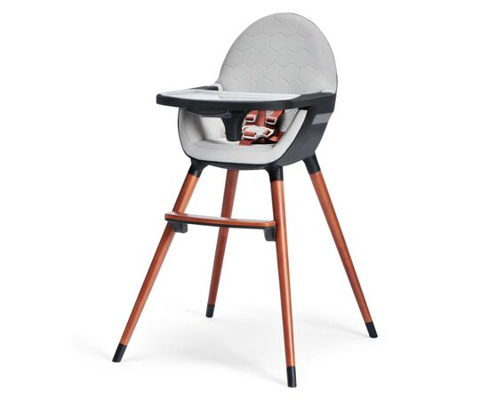 Стульчик для кормления Kinderkraft 2 в 1 Finix Grey (5902533918515), изображение 2 Стульчик для кормления Kinderkraft 2 в 1 Finix Grey (5902533918515), изображение 2