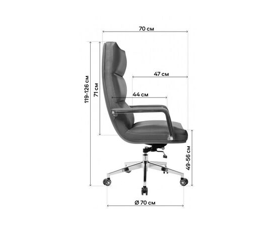 Офисное кресло GT Racer B-8994 Gray, изображение 12 Офисное кресло GT Racer B-8994 Gray, изображение 12