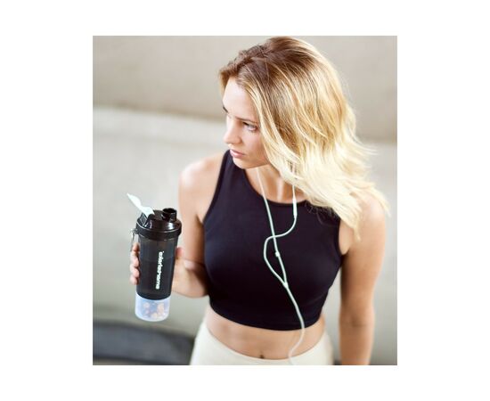Шейкер спортивный SmartShake Slim 500ml Gray (10252901), изображение 4 Шейкер спортивный SmartShake Slim 500ml Gray (10252901), изображение 4