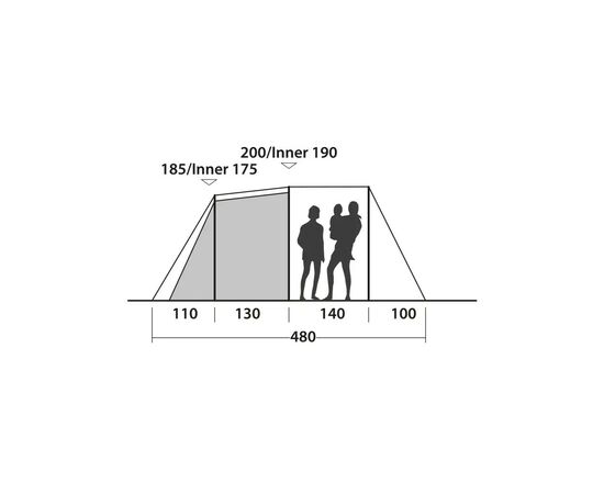 Палатка Easy Camp Huntsville 500 Green/Grey 120407 (929577), изображение 10 Палатка Easy Camp Huntsville 500 Green/Grey 120407 (929577), изображение 10