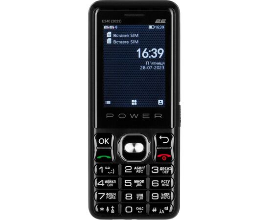 Мобильный телефон 2E E240 2023 Black (688130251068), изображение 2 Мобильный телефон 2E E240 2023 Black (688130251068), изображение 2