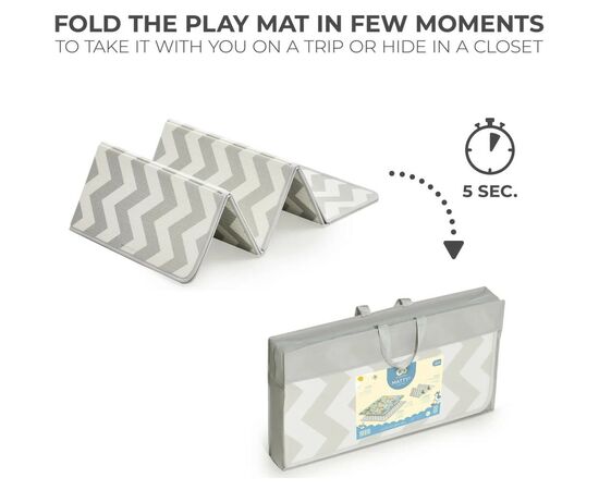 Детский коврик Kinderkraft двусторонний Matty 2 (5902533923212), изображение 4