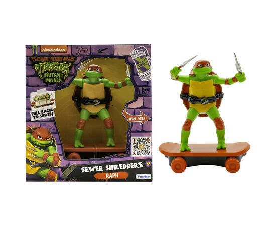 Игровой набор Funrise TMNT Черепашки-ниндзя классические Мастера боевых искусств Рафаэль movie star 2023 (71056), изображение 2 Игровой набор Funrise TMNT Черепашки-ниндзя классические Мастера боевых искусств Рафаэль movie star 2023 (71056), изображение 2