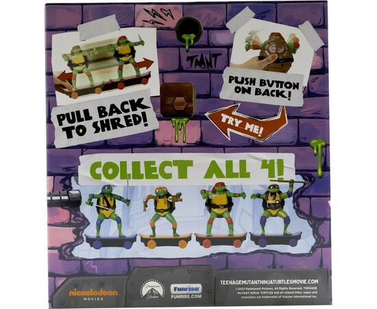 Игровой набор Funrise TMNT Черепашки-ниндзя классические Мастера боевых искусств Рафаэль movie star 2023 (71056), изображение 5 Игровой набор Funrise TMNT Черепашки-ниндзя классические Мастера боевых искусств Рафаэль movie star 2023 (71056), изображение 5
