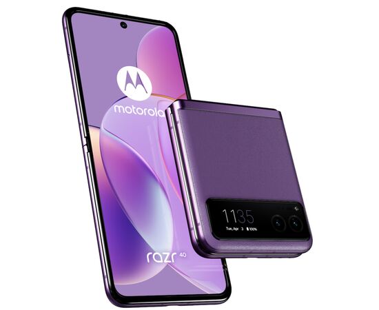 Мобильный телефон Motorola Razr 40 8/256GB Summer Lilac (PAYA0048RS), изображение 12 Мобильный телефон Motorola Razr 40 8/256GB Summer Lilac (PAYA0048RS), изображение 12