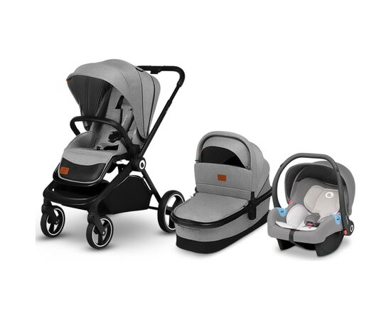 Коляска Lionelo 3 в 1 Mika Grey Stone (LO-MIKA 3IN1 GREY STONE), изображение 11 Коляска Lionelo 3 в 1 Mika Grey Stone (LO-MIKA 3IN1 GREY STONE), изображение 11