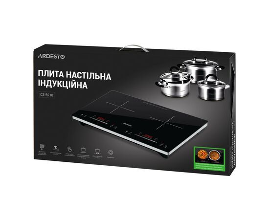 Настольная плита Ardesto ICS-B218, изображение 8 Настольная плита Ardesto ICS-B218, изображение 8