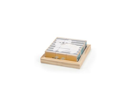 Кубики Viga Toys PolarB Звірятка, 6 сторін (44024)