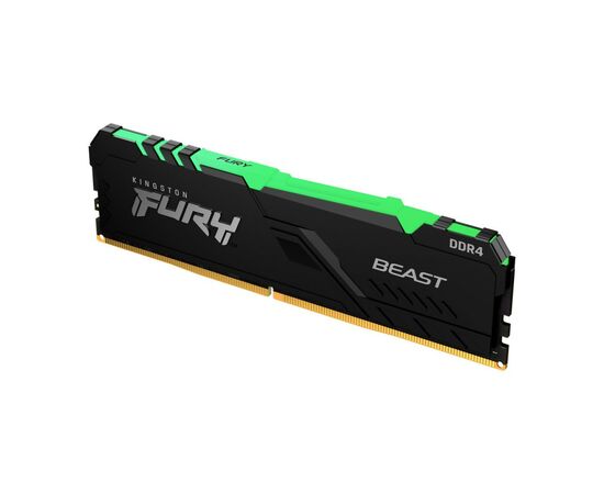 Модуль пам'яті для комп'ютера DDR4 16GB 3600 MHz Fury Beast RGB Kingston Fury (ex.HyperX) (KF436C18BBA/16)