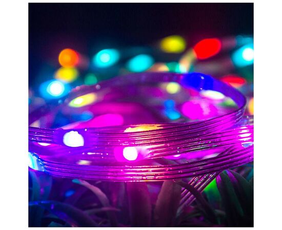 Гирлянда ColorWay Smart LED RGB WiFi+Bluetooth 10M 66LED IP65 (CW-GS-66L10UMC), изображение 4 Гирлянда ColorWay Smart LED RGB WiFi+Bluetooth 10M 66LED IP65 (CW-GS-66L10UMC), изображение 4