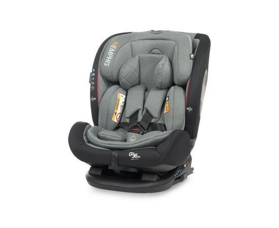 Автокресло El Camino ME 1093 Memphis Iso-Fix (0-36кг) grey black (ME 1093 grey black)