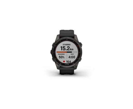 Смарт-часы Garmin fenix 7S Sapphire Sol,Carbon Gray DLC Ti w/ith Blk Band, GPS (010-02539-25), изображение 6 Смарт-часы Garmin fenix 7S Sapphire Sol,Carbon Gray DLC Ti w/ith Blk Band, GPS (010-02539-25), изображение 6