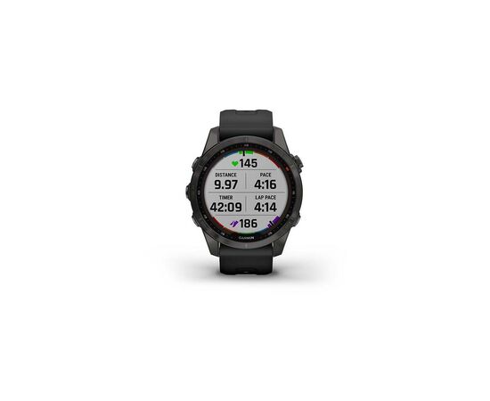 Смарт-часы Garmin fenix 7S Sapphire Sol,Carbon Gray DLC Ti w/ith Blk Band, GPS (010-02539-25), изображение 9 Смарт-часы Garmin fenix 7S Sapphire Sol,Carbon Gray DLC Ti w/ith Blk Band, GPS (010-02539-25), изображение 9