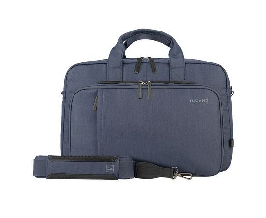 Сумка для ноутбука Tucano 15.6" Flash, Blue (BFLASH15-B), изображение 4 Сумка для ноутбука Tucano 15.6" Flash, Blue (BFLASH15-B), изображение 4